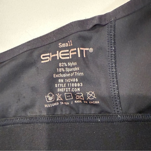 Shefit Flex FrontZip SportsBra Womens Small Black/Silver Marble Print Adjustable - Picture 6 of 7